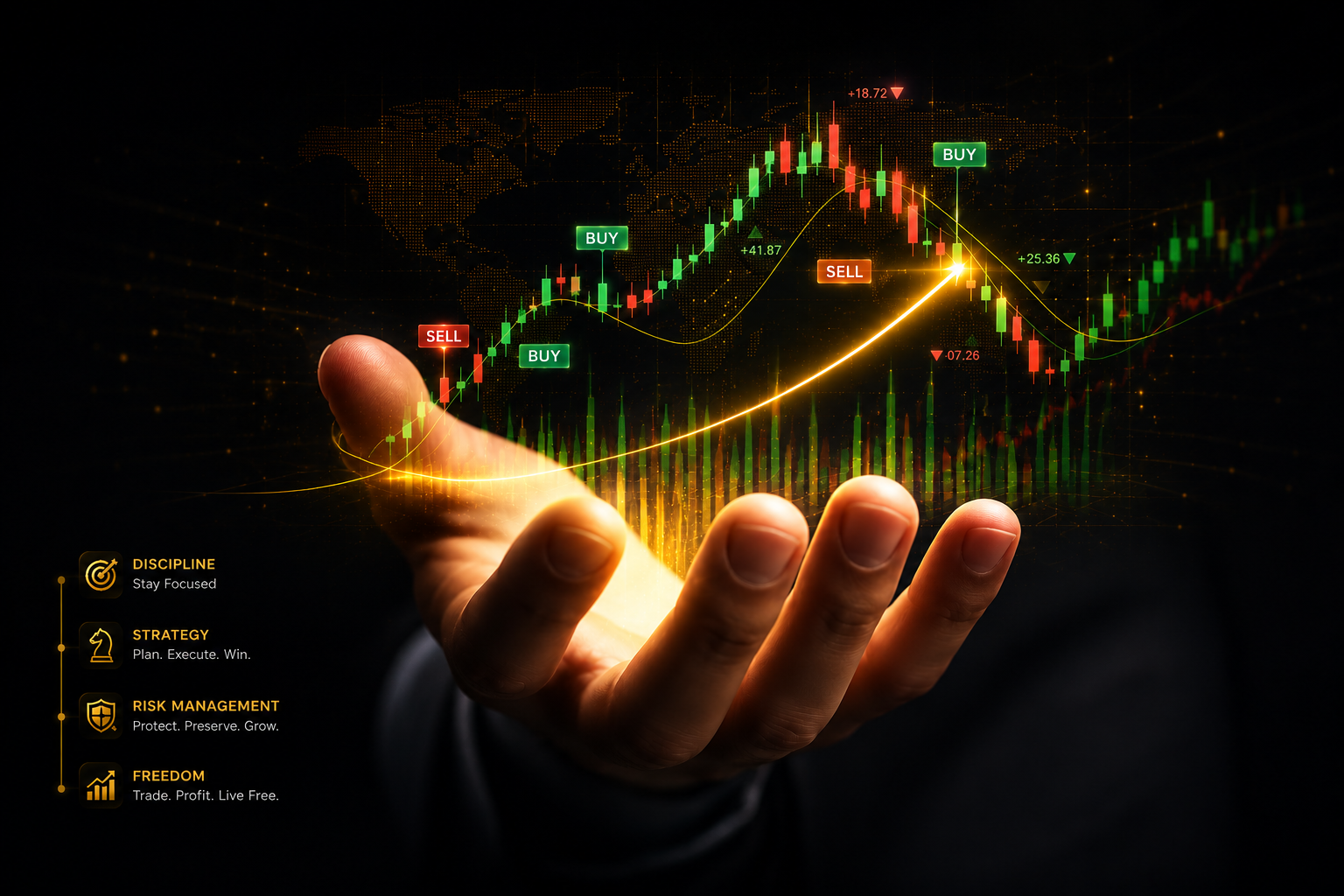 Trading charts and market data in your hands